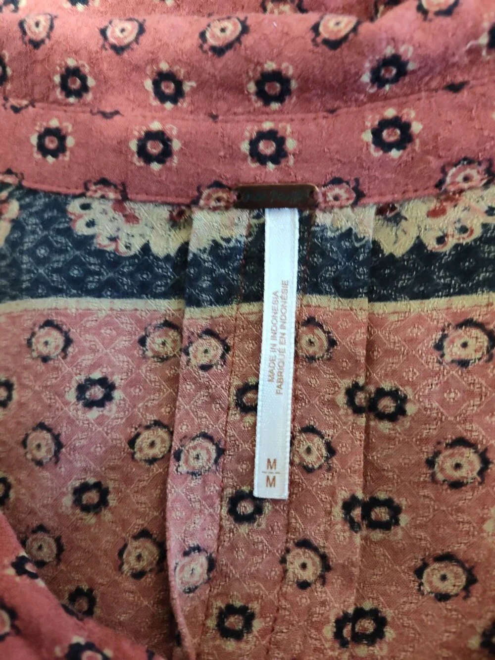 Free People Changing Times Tunic in Brick